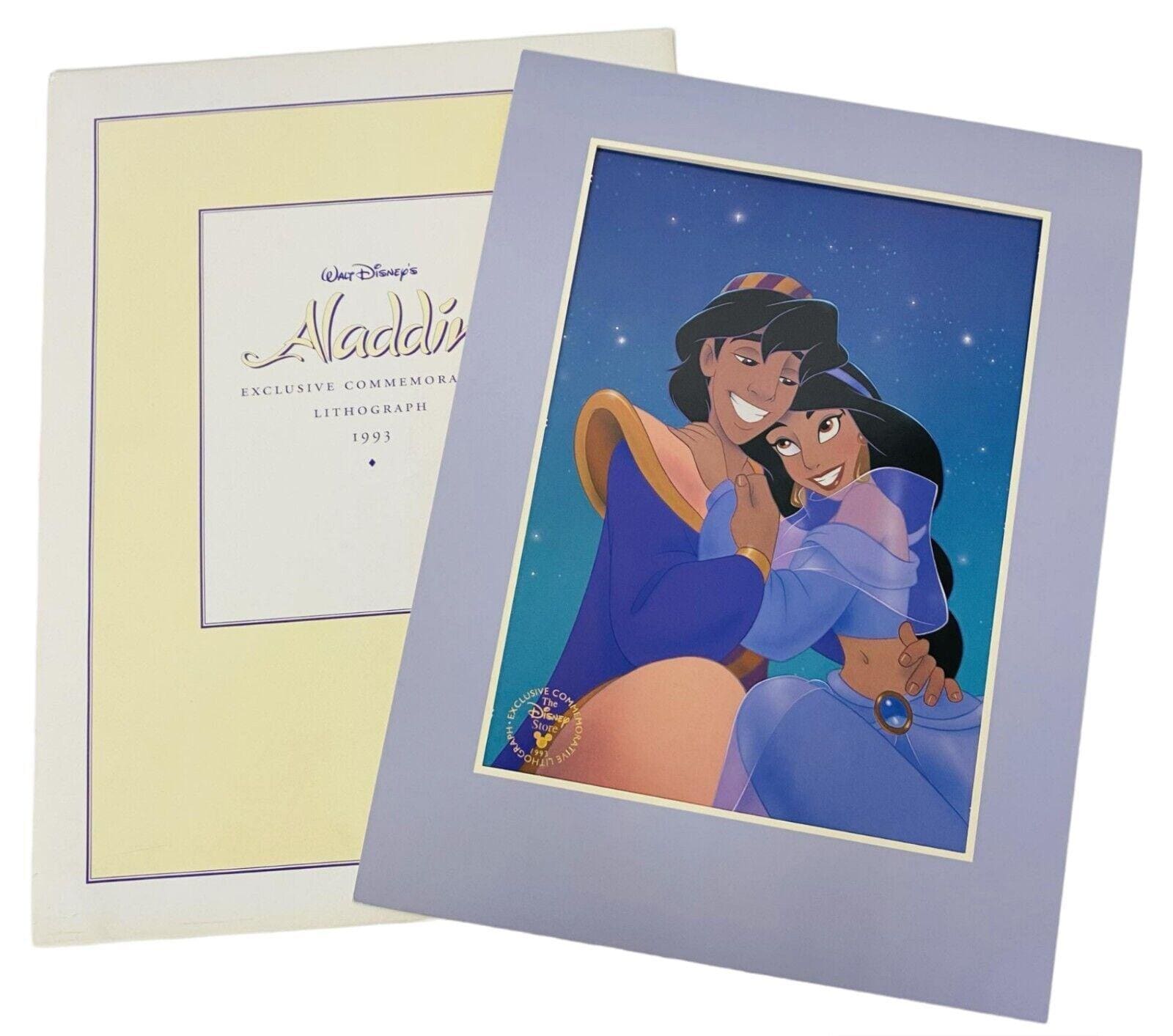 Walt Disney's "aladdin" Exclusive Commemorative Lithograph, 1993