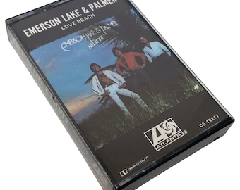 Emerson Lake & Palmer Love Beach Kassettband Atlantic Records Prof Rock Pop