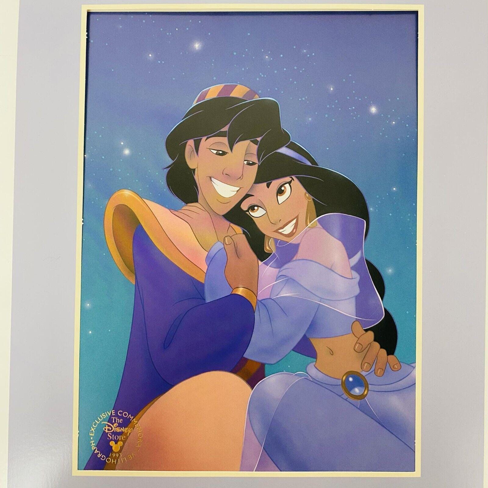 Walt Disney's "aladdin" Exclusive Commemorative Lithograph, 1993