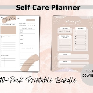 PRINTABLE DAILY PLANNER | To Do List | Printable Productivity Day Planner for Work |Motivational planner | Pdf| Organize  |Self help