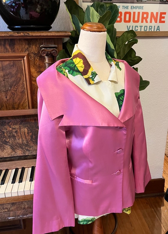 1980s Vintage Carla Zampatti silk jacket - image 2