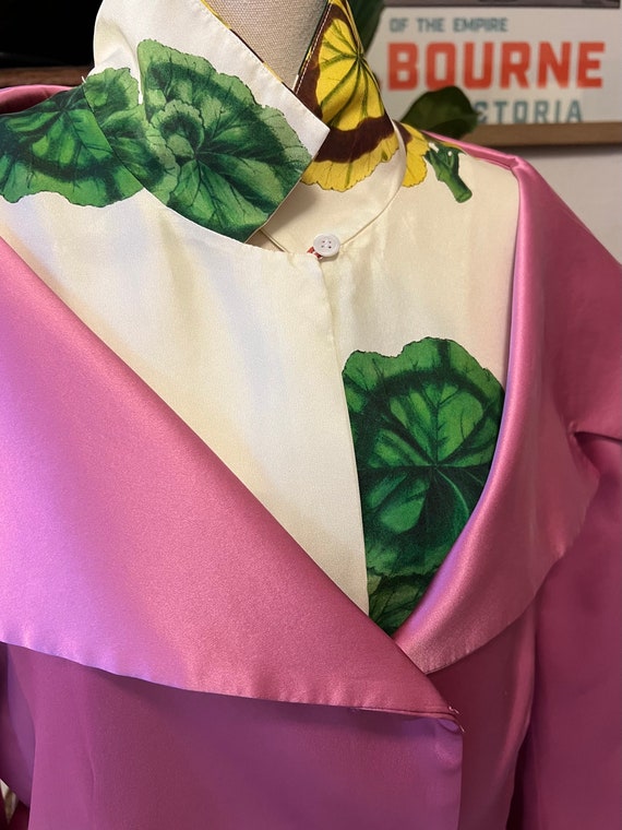 1980s Vintage Carla Zampatti silk jacket - image 4