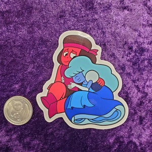 Ruby and Sapphire vinyl sticker