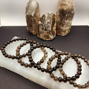 Smokey Quartz Bracelet (A Grade Smokey Quartz bracelet)