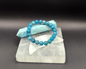 Blue Apatite bracelet *Matte*