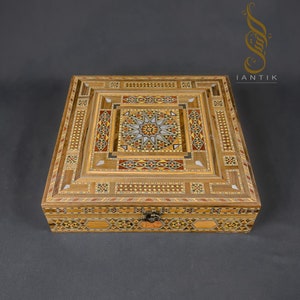 Wooden Jewelry Box/Mosaic Box Inlaid,Christmas Chocolate Box,Gift Box,Christmas Gift for Her,Handmade Decor