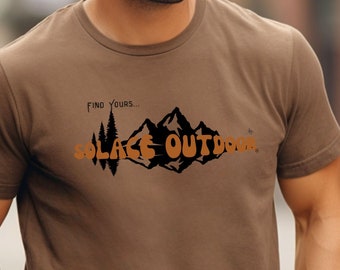 Mountain tee - Mens Mountain TShirt  - Gift boyfriend - Outdoors T-shirt - Camping TShirt -National Parks T - Camp t-shirt - Hiking Tshirt