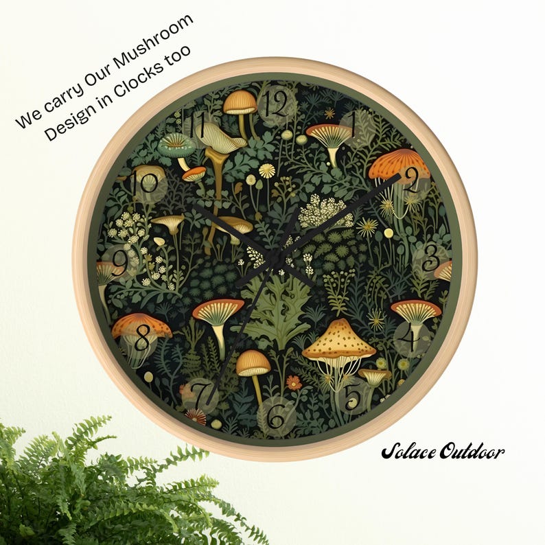 Mushroom Woven Blanket Moss Blanket Mushling Throw Blankets Fungi Mushroom Tapestry Wall Decor Cottagecore Decor Bild 7