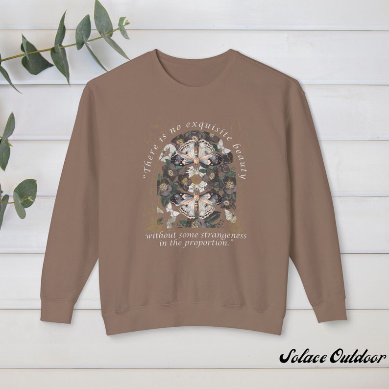 Edgar Allan Poe Quote Gothic Sweatshirt