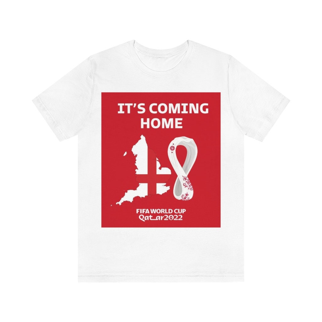 Discover Qatar England World Cup 2022 It's Coming Home, England Football Winner, Men's Short Sleeve Tee