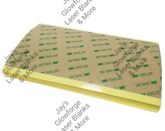 3M 300LSE Adhesive Sheets (23 Qty), 3M Sheets, Double Side Tape, Laser Safe, Wholesale, Glowforge, Laser Cutting