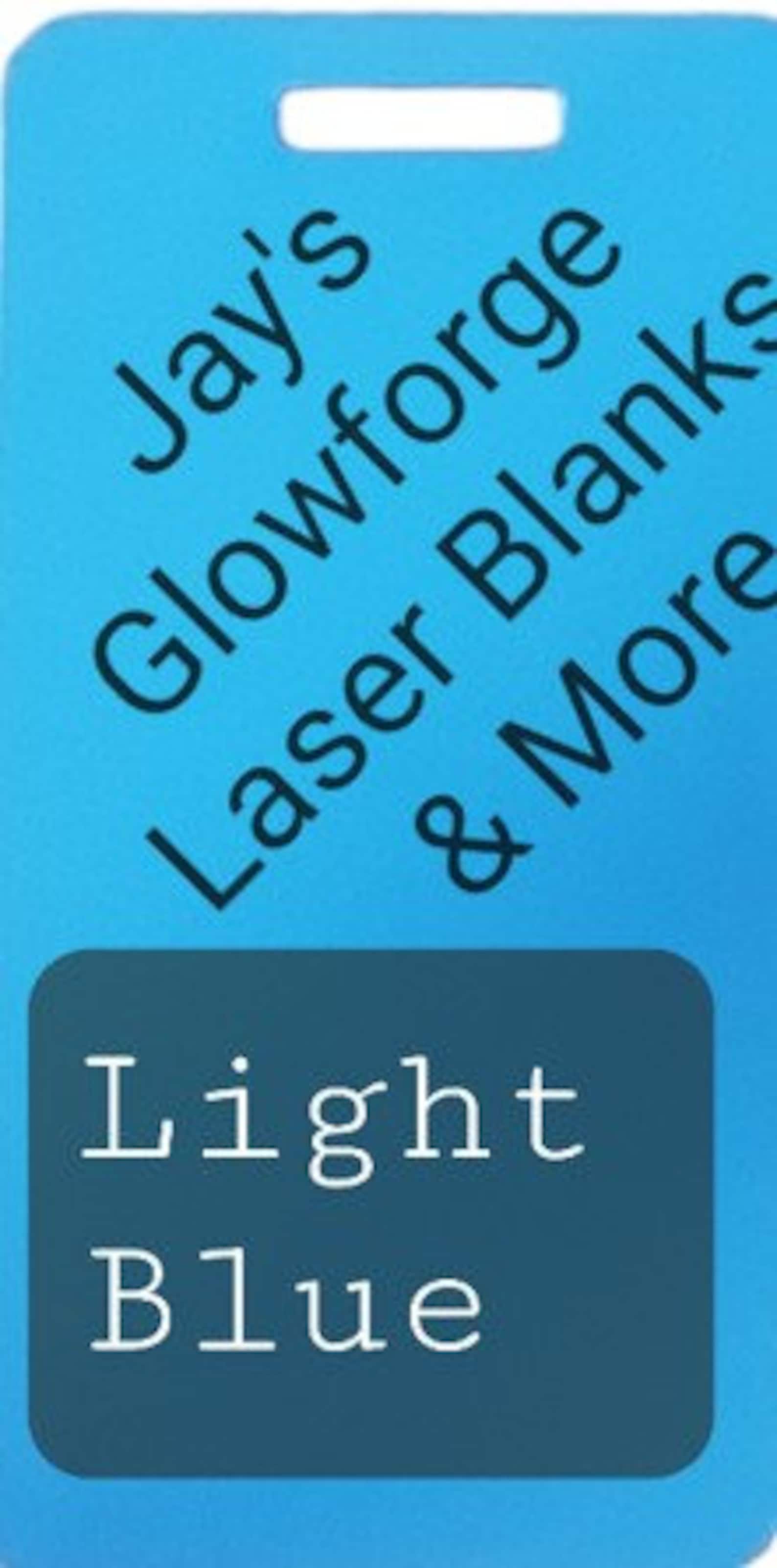 Luggage Tags Anodized Aluminum Mira Thunder Laser Fiber