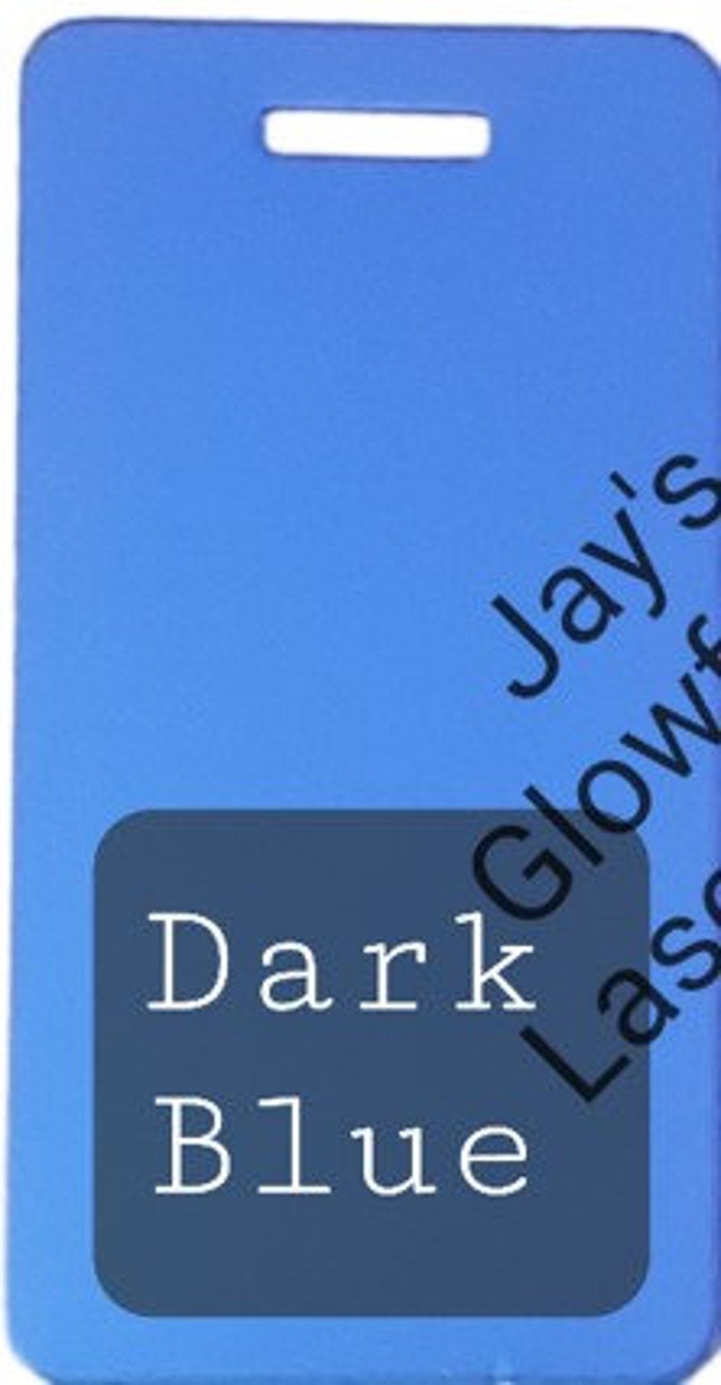 Luggage Tags Anodized Aluminum Mira Thunder Laser Fiber