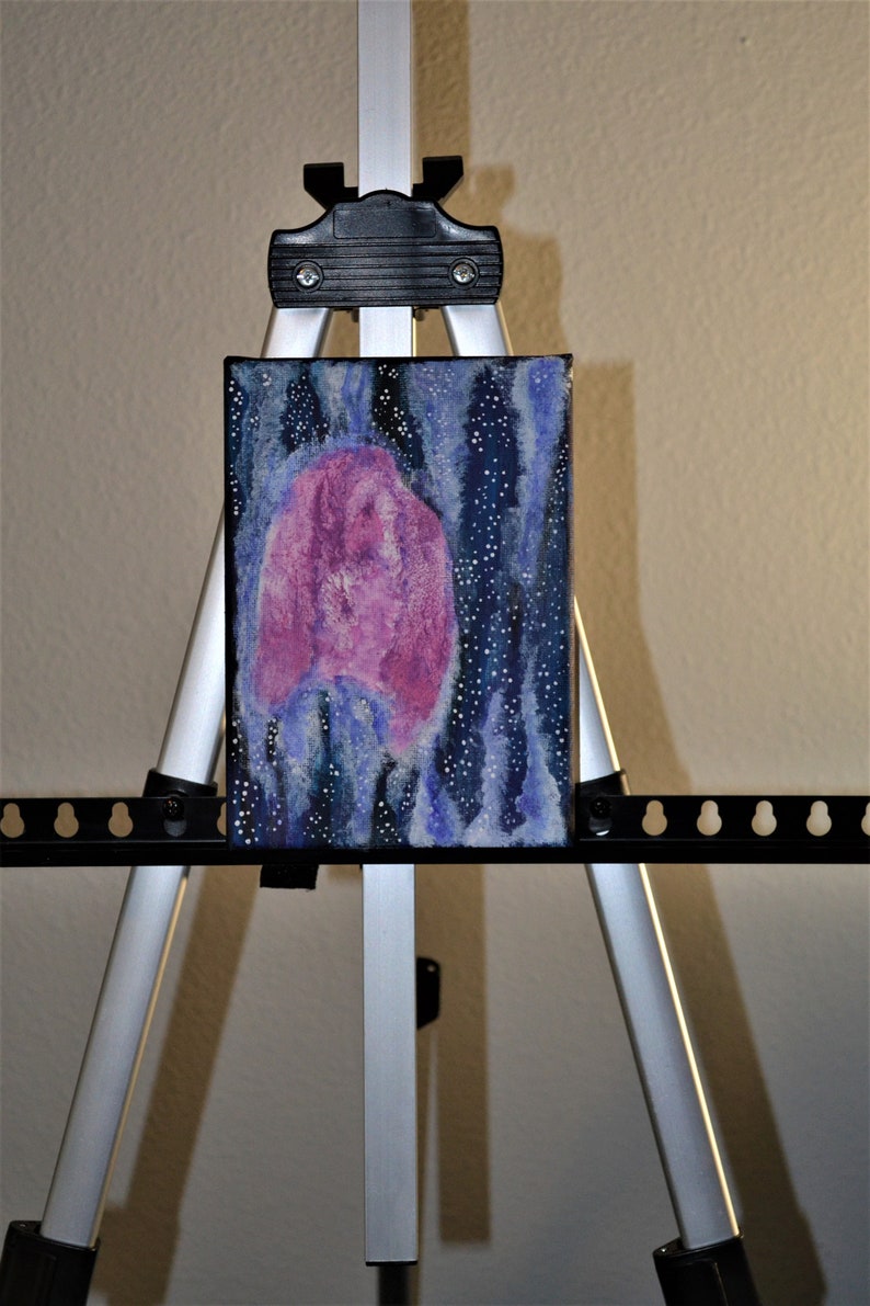 Fine Art of Nude Woman Mature Body Painting Pressed on Canvas - Etsy