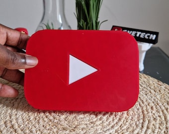 Magnetischer Youtube Play Button - 3D Gedruckt