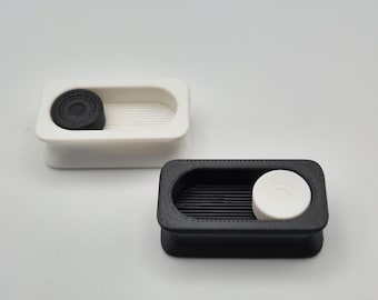 Kleiner Schiebeschalter Fidget – Klicker im Taschenformat für Konzentration und Stressabbau