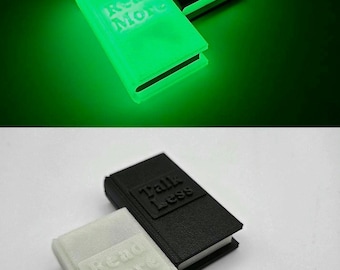 Magical Glow Book Fidget Slider: handgemaakt speelgoed voor stressverlichting