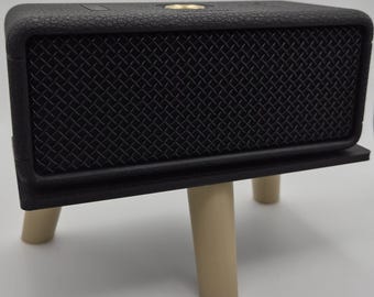 3D gedruckter Desktop-Lautsprecherständer | Audio-Aufsteiger | Moderne Schreibtisch Einrichtung Accessoire | Minimalistischer Lautsprecher Halter