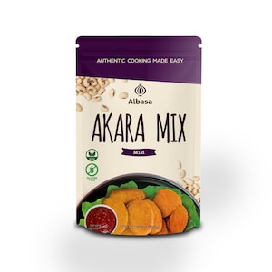 Akara Mix, Instant (Bean Fritter) 13.5oz, 100% Beans. Just add water and oil