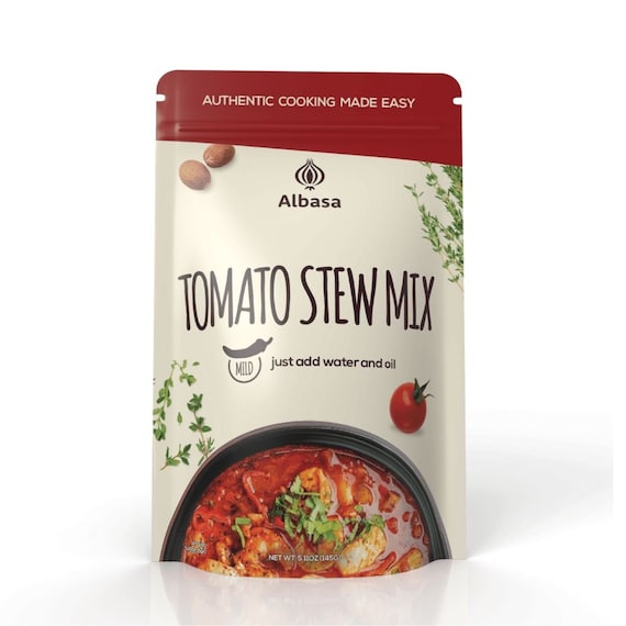 Tomato Stew Mix Mild 5.11oz. Just Add Water and Oil - Etsy