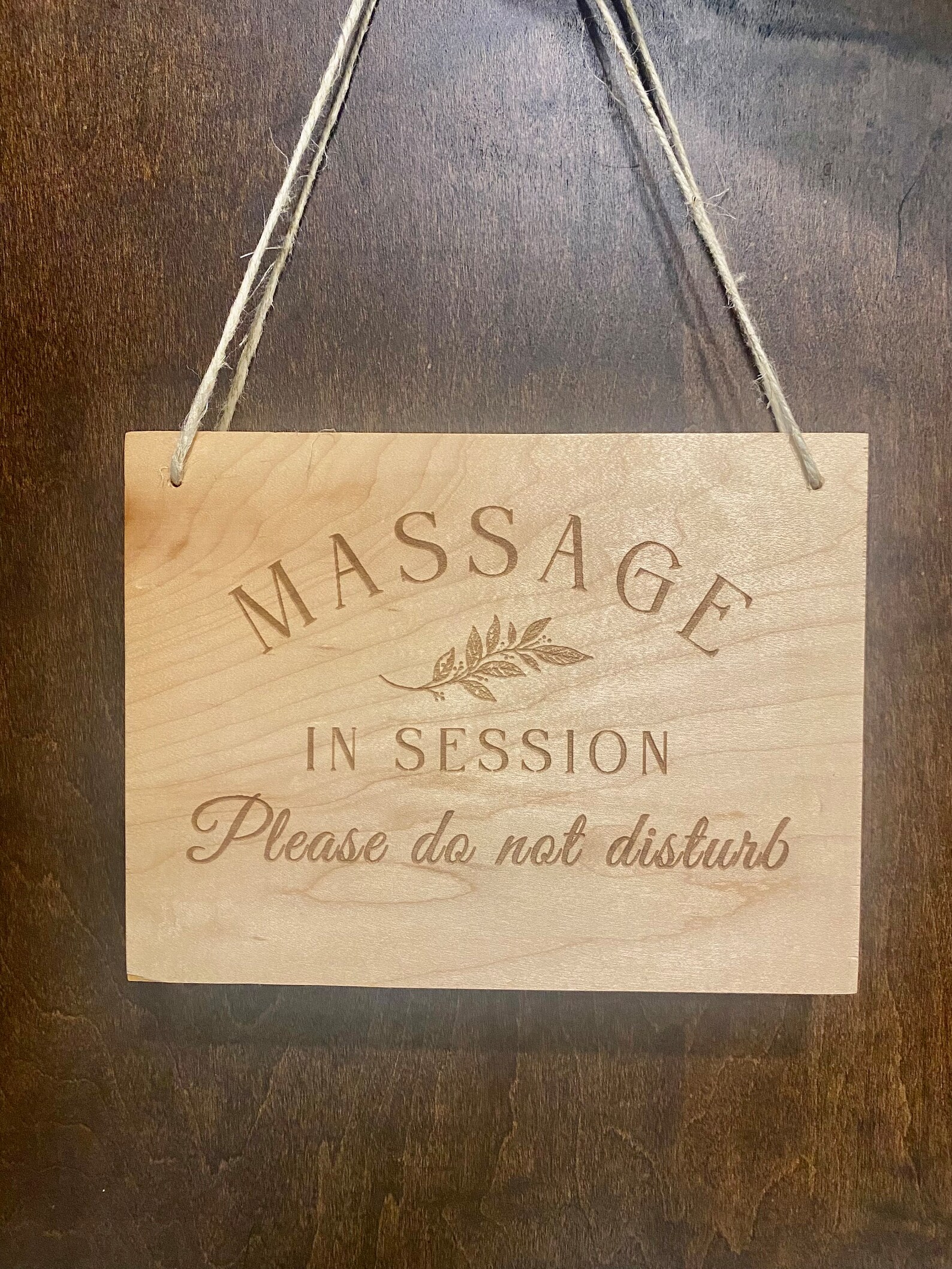 Engraved Massage in Session Sign Sign for Therapists Massage - Etsy