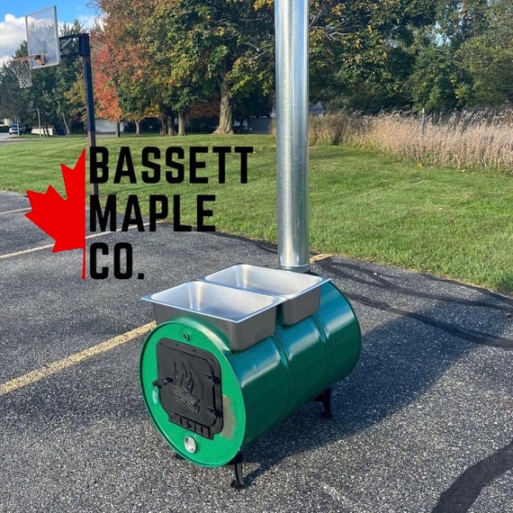 PREORDER 55 Gallon Barrel Maple Syrup Evaporator Bassett Etsy