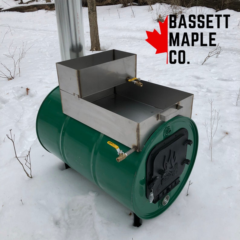 PREORDER Flat Pan 55 Gallon Barrel Maple Syrup Evaporator Etsy