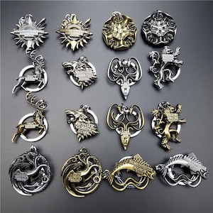 Game of Throne House and Sigils Pendant