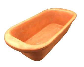 Large Vintage Bennington, Vermont Clay Bread Pan / Bennington Potters / Loaf Pan / Baking Dish / 80s / Earthy / Kitchen Decor / Farmhouse