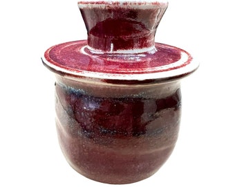 Butterglocke Topfbehälter Keramik Handgefertigte Keramik unsigniert schöne Glasur