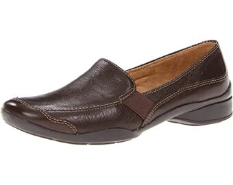 Naturalizer Nominate Stella Slip-On Loafers Coffee Leather Women's 8M NEW