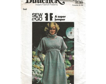 Vintage Pattern #4568 Butterick Donna Super Jumper Sew & Go