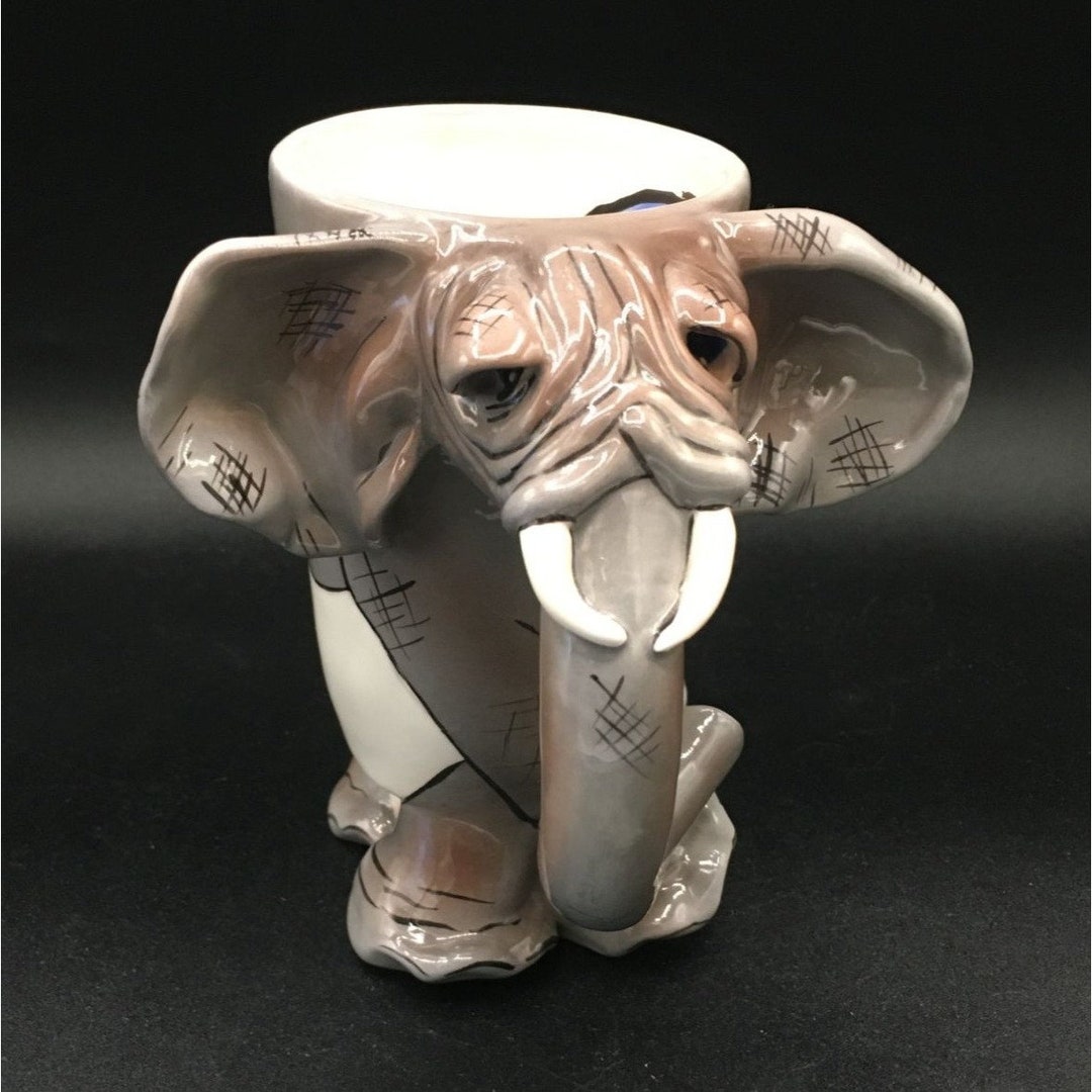 Rare Lynda Corneille SWAK Elephant Sophie Mug Coffee Tea Cup Etsy