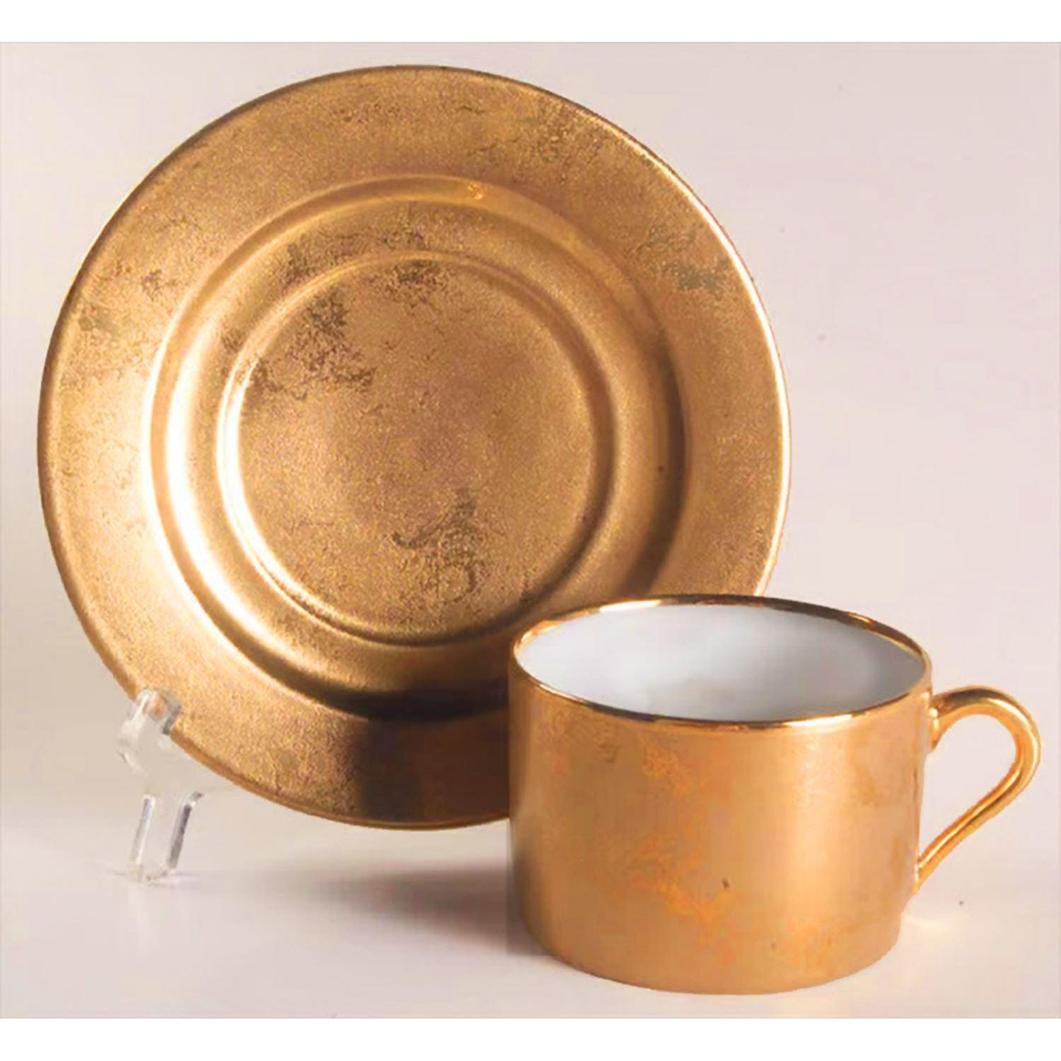 フィリップデズリエ　PHILIPPE DESHOULIERES ゴールド Philippe Deshoulieres Porcelaine De Limoges - Etsy
