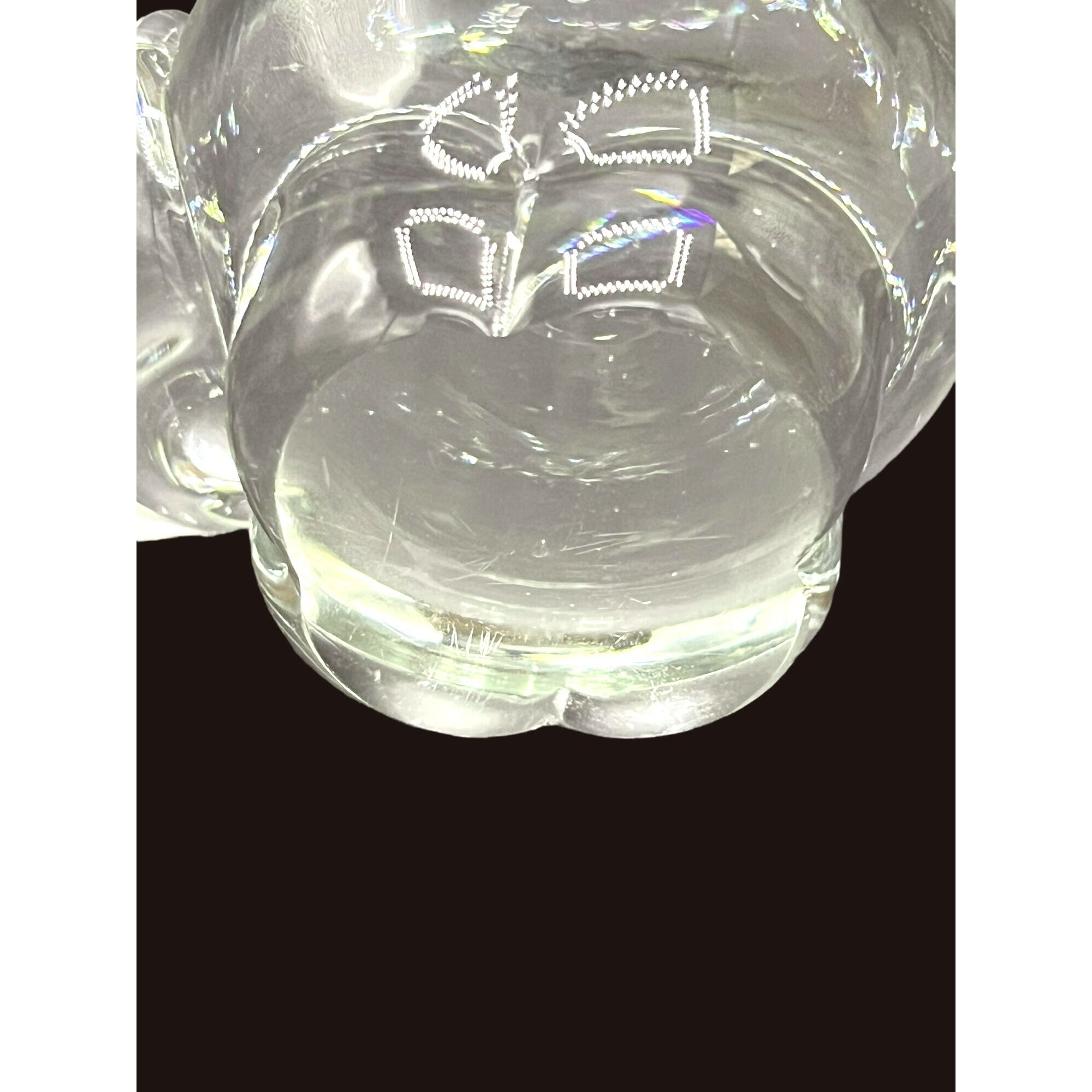 Figurine D'hippopotame En Cristal Pour Décoration De La