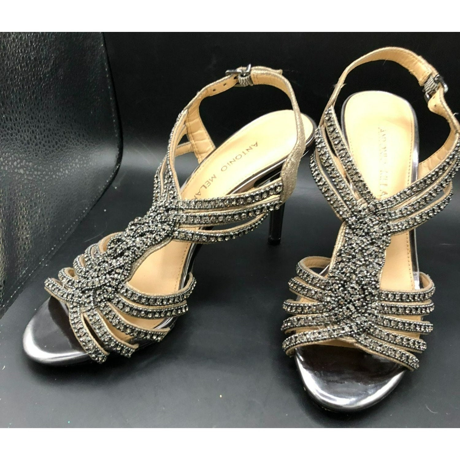 Antonio melani silver heels sale