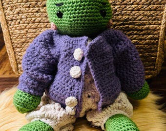 Crochet Turtle Amigurumi Stuffed Animal Toy, Handmade Crochet Turtle Toy, Turtle Stuffed Animal, Turtle Crochet Gift, Turtle Baby Gift