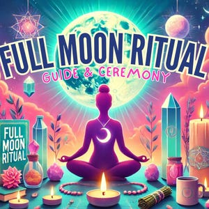 Full Moon Spiritual Ritual Guide PDF - Soul Spark Cafe Monthly Insights - Virtual Event on June 11 @ 8pm Central, 9 Eastern, 6 Pacific