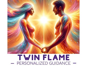 Guided Twin Flame Healing: Personalized PDF & Energy Insights - 60 Min Session