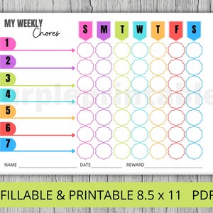 Rainbow Potty Training Chart, Potty Chart, Potty training Sticker Chart, Toddler reward Chart, Printable Kids Chart