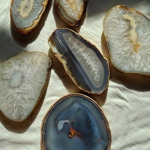 Agate slab, agate, crystal slabs, specimens, agate and quartz, metaphysical, Brazilian agate