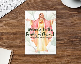 Confirmation Greeting Card *DIGITAL FILE*