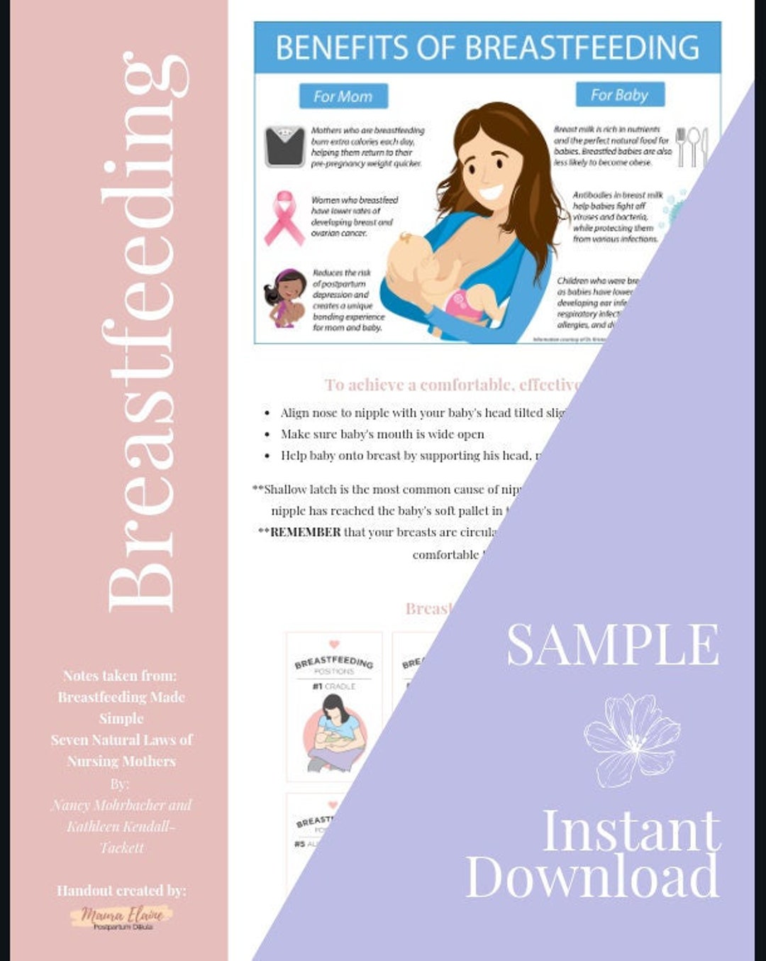Breastfeeding Educational Guide - Etsy
