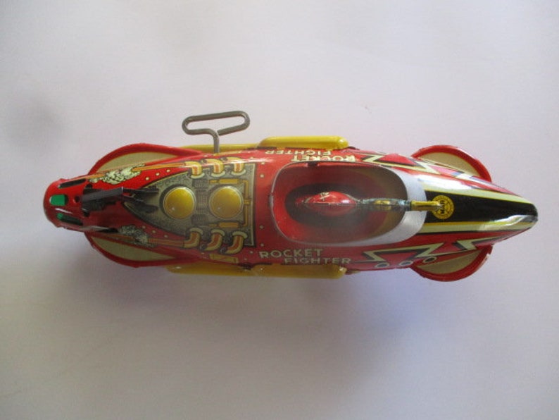 1951 Marx Rocket Fighter Wind up Space Toy in Box Etsy