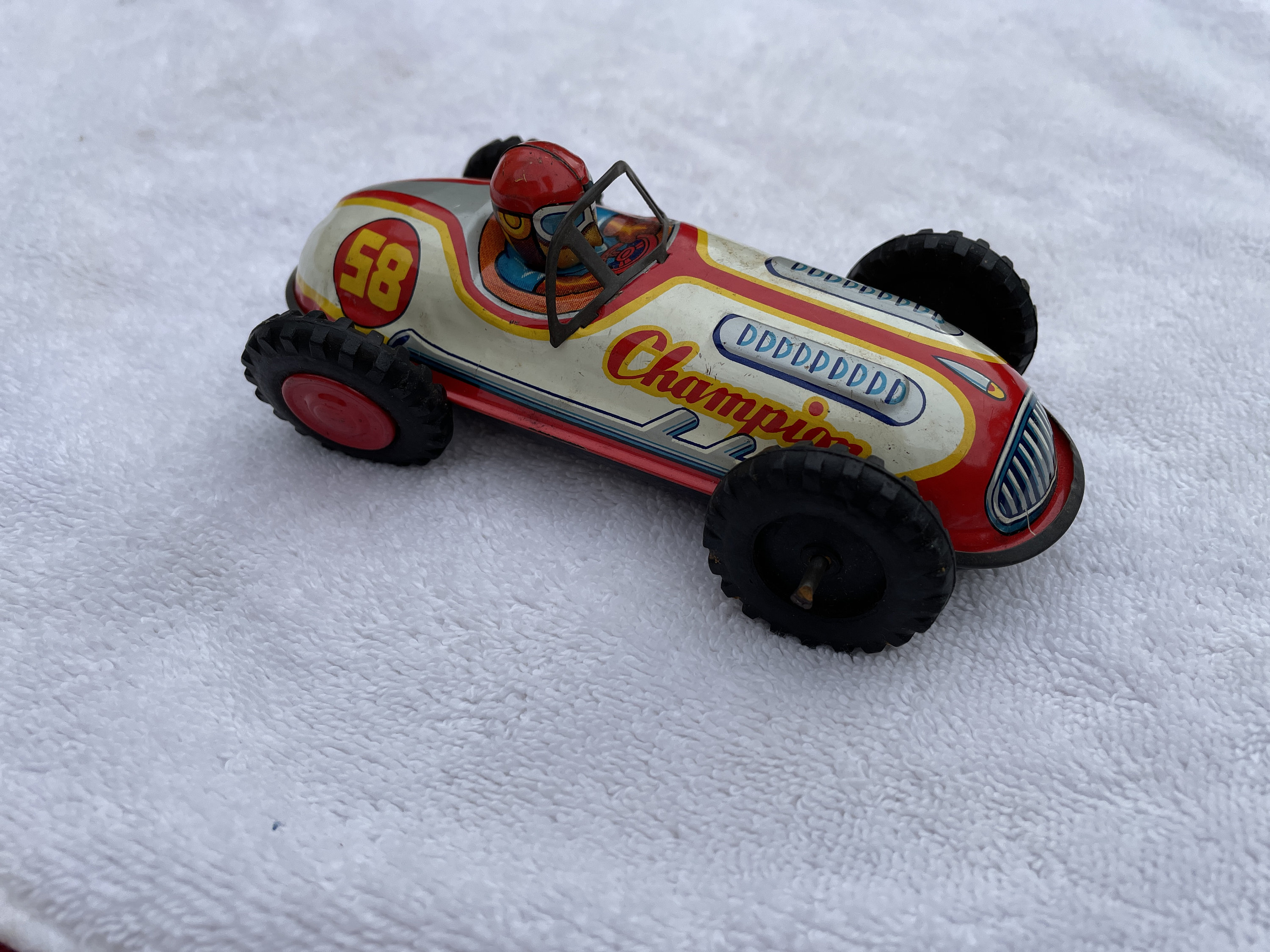 米澤【シボレー コルベア 青ブルー】ブリキ tin toy car自動車