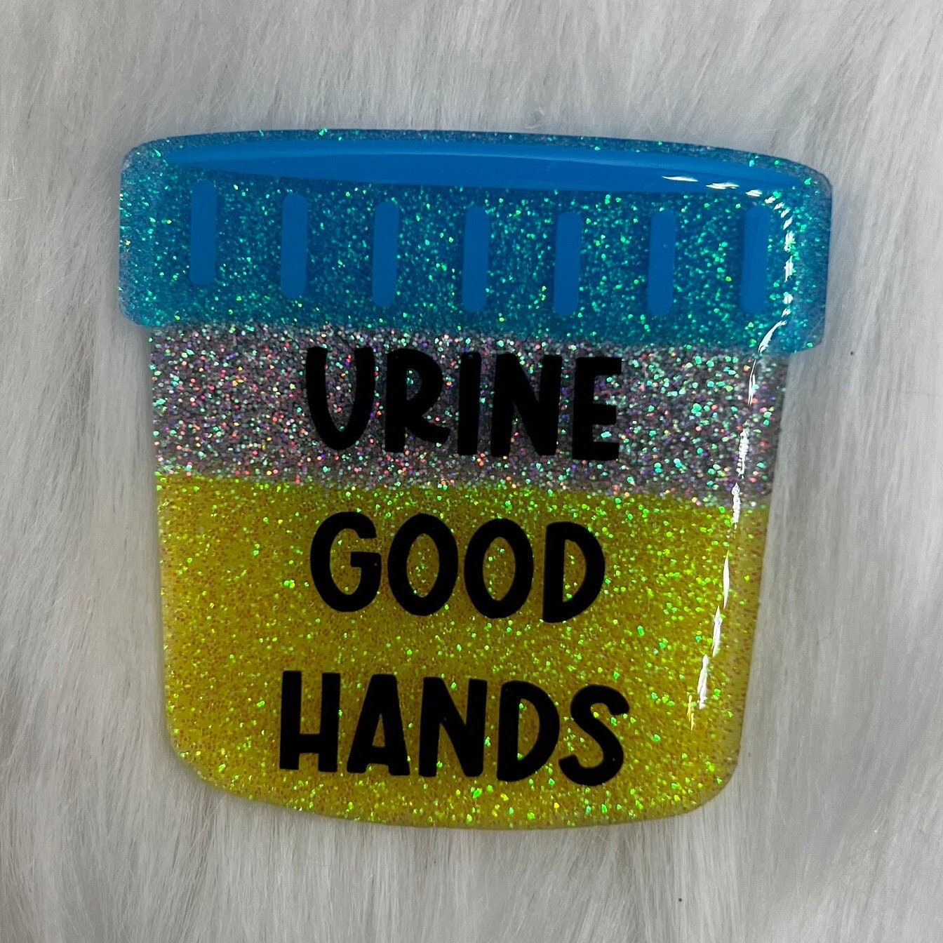 Urine Good Hands Funny Badge Reel Rn Badge Reel Retractable Badge Badge  Clip 