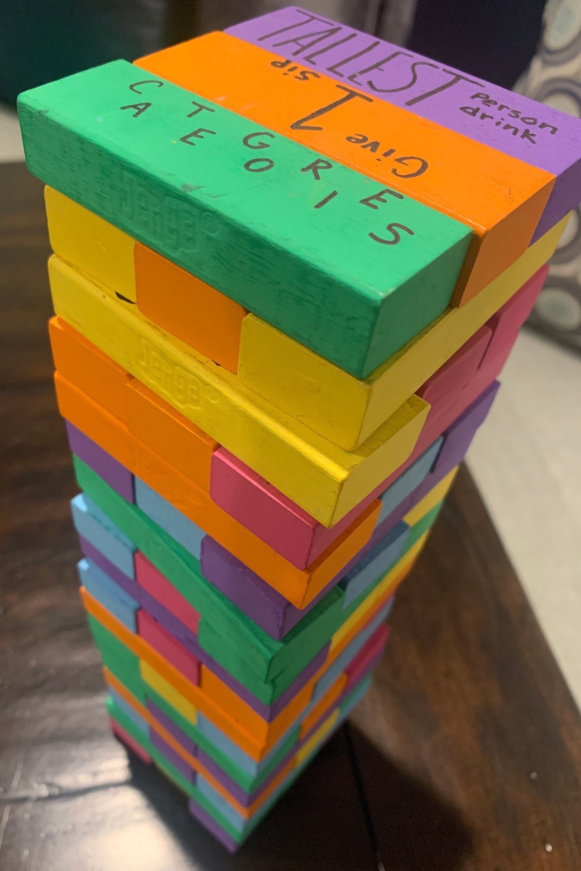 Personalized Jenga - Etsy