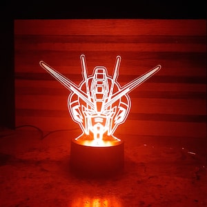 Gundam acrylic LED light 7