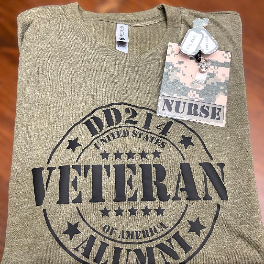 Veterans Badge Set Veterans Badge Reel Veterans Buddy Etsy