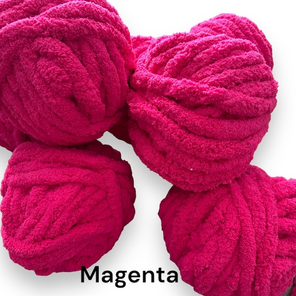 Fil tricoté pour couverture, fil chenille super volumineux pour tricoter à la main, fil gonflé et doux, fil à tricoter confortable
